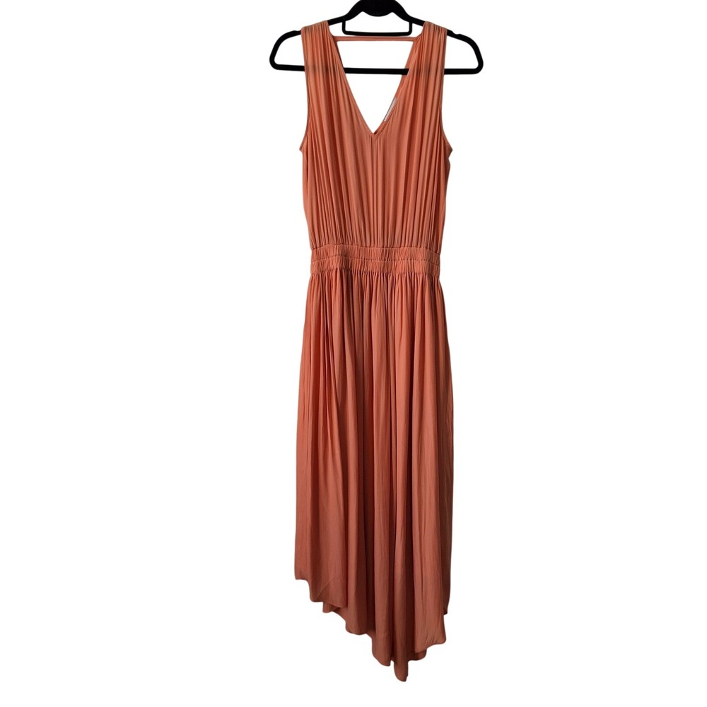 Ramy Brook XS GlamI handkerchief Dress Midi Asymmetrical Coastal Wedding Guest